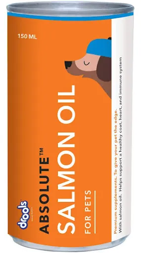 Drools Absolute Salmon Oil Syrup Supplement for Dogs